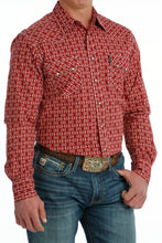 Load image into Gallery viewer, Cinch Geo Snap Modern Fit Shirt - MTW1301073
