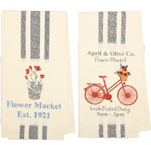 Load image into Gallery viewer, Farmer&#39;s Market Tea Towel Set of 2 - 62987