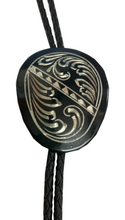 Load image into Gallery viewer, Hand Engraved Bolo Tie - AC54U