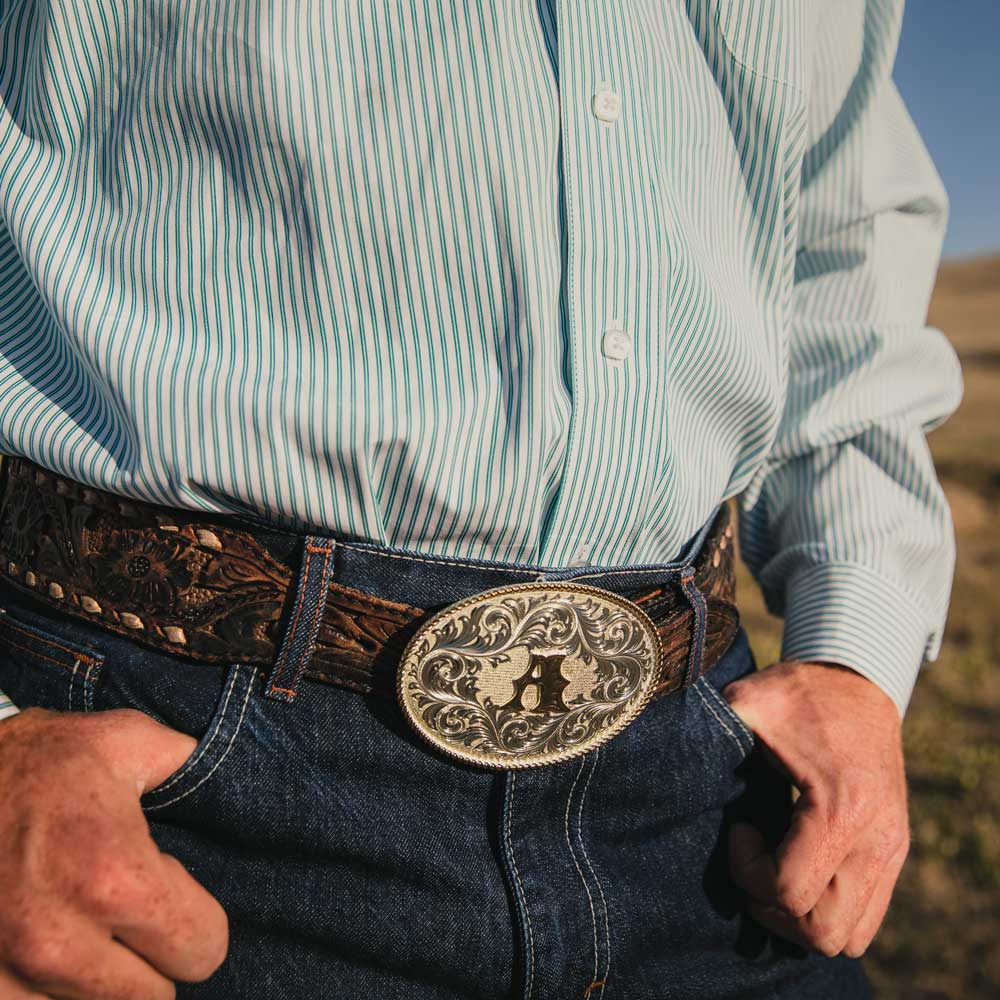 Montana Silversmiths Classic Initial Buckle - 1255