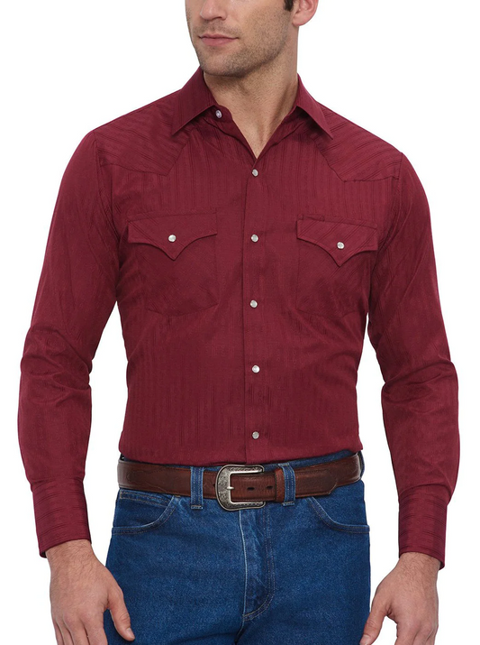 Ely & Walker Tone on Tone Western Shirt - 15201934