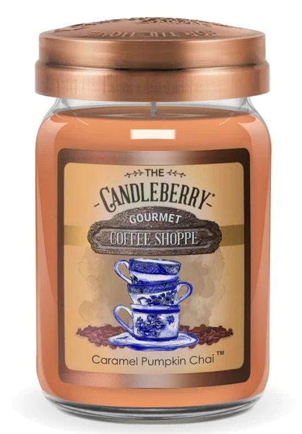 Coffee Shoppe Caramel Pumpkin Chai Candle - 20113