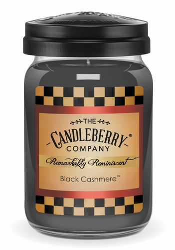 Black Cashmere Jar Candle - 40044