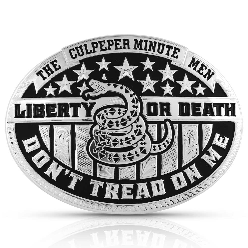 Montana Silversmiths Liberty Or Death Buckle - 49210