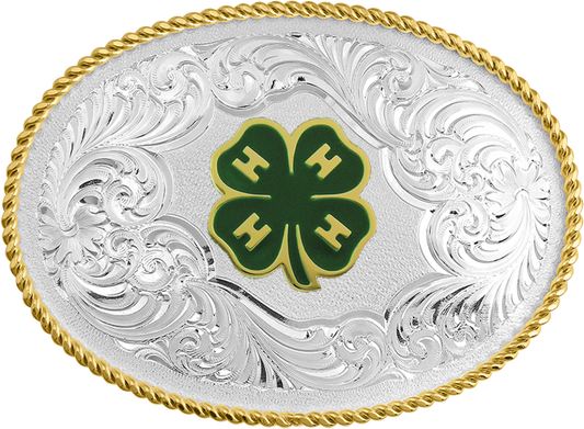 Montana Silversmiths Classic 4H Buckle - 1340