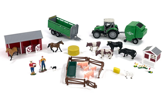 Big Country Toys 32-Piece Mini Farm Set - 501