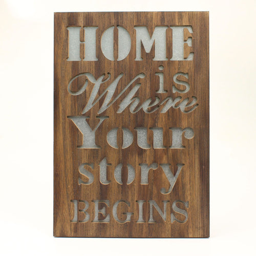 Western Moments Home Is Where Your Story Begins Sign - 9500010