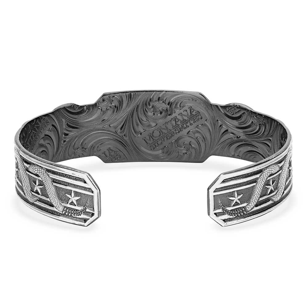 Montana Silversmiths Don't Tread On Me Cuff Bracelet - BC5493MA