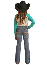 Load image into Gallery viewer, Rock and Roll Cowgirl Boot Cut Jeans - BG4MD02553