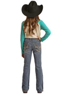 Rock and Roll Cowgirl Boot Cut Jeans - BG4MD02553