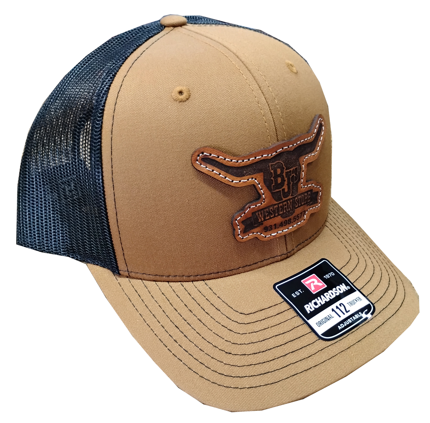 BJ's Western Cap - Caramel/Black