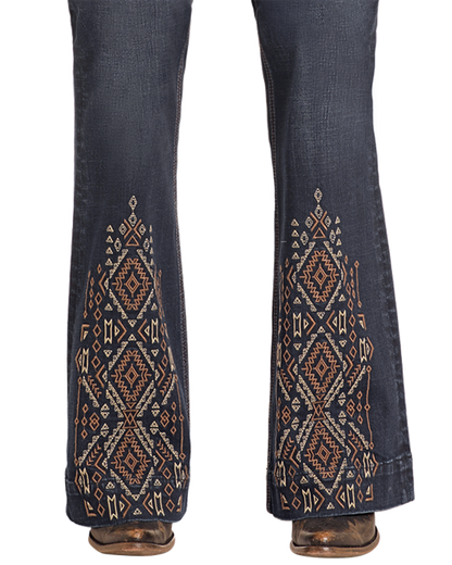 Rock and Roll Embroidered Trouser - BW5MD04789