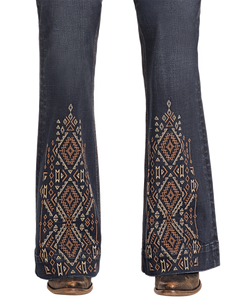 Rock and Roll Embroidered Trouser - BW5MD04789