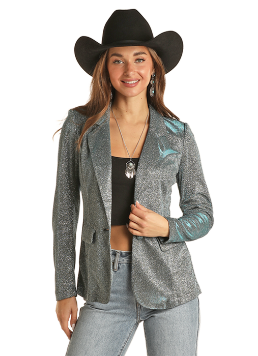 Rock & Roll Retro Iridescent Blazer - BW92T02056