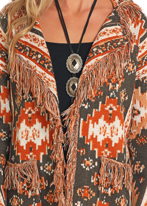 Rock & Roll Aztec Cardigan - BW95T04491