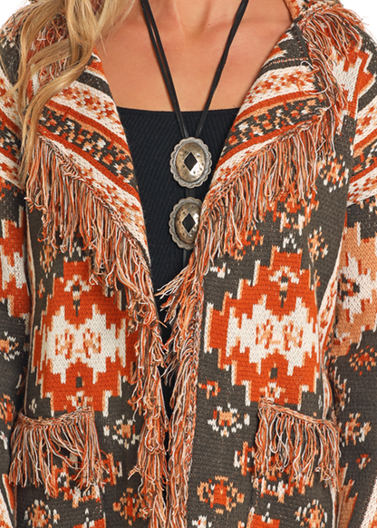 Rock & Roll Aztec Cardigan - BW95T04491