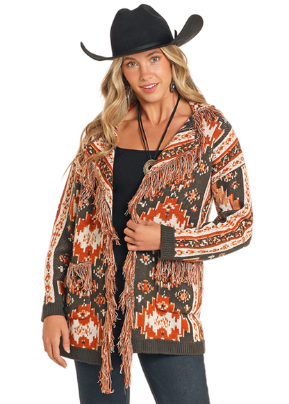 Rock & Roll Aztec Cardigan - BW95T04491