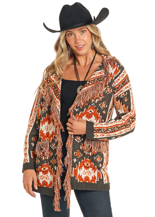 Rock & Roll Aztec Cardigan - BW95T04491