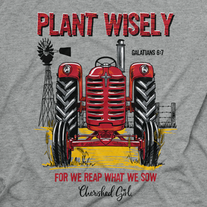 Cherished Girl Plant Wisely Graphic Tee - CGA4387