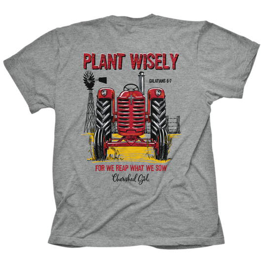 Cherished Girl Plant Wisely Graphic Tee - CGA4387