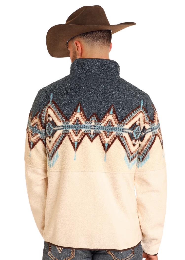 Powder River Mens Berber Pullover - DM91C04070