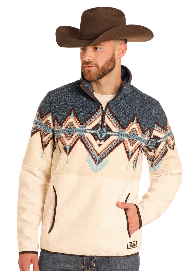 Powder River Mens Berber Pullover - DM91C04070