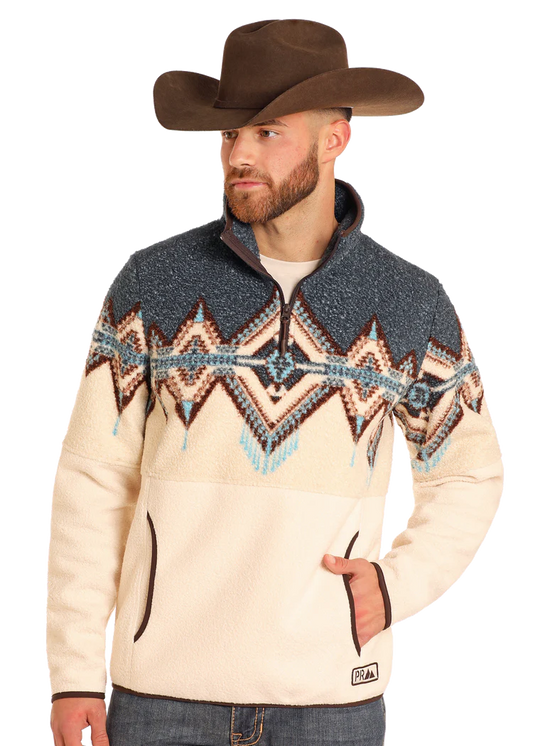 Powder River Mens Berber Pullover - DM91C04070