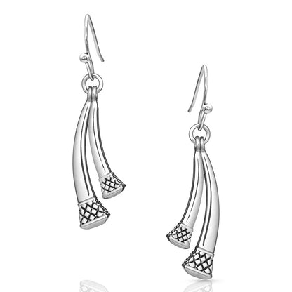 Montana Silversmiths Due Horseshoe Nail Earrings - ER4791