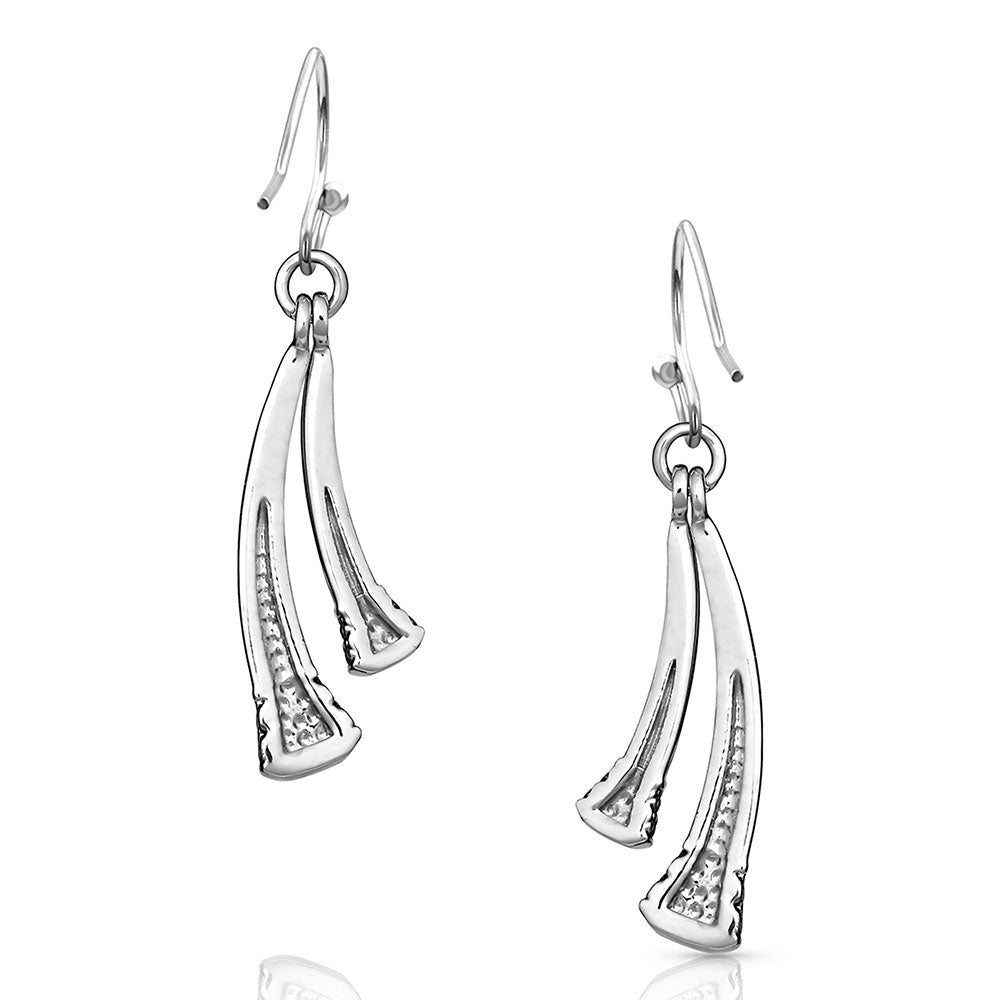 Montana Silversmiths Due Horseshoe Nail Earrings - ER4791