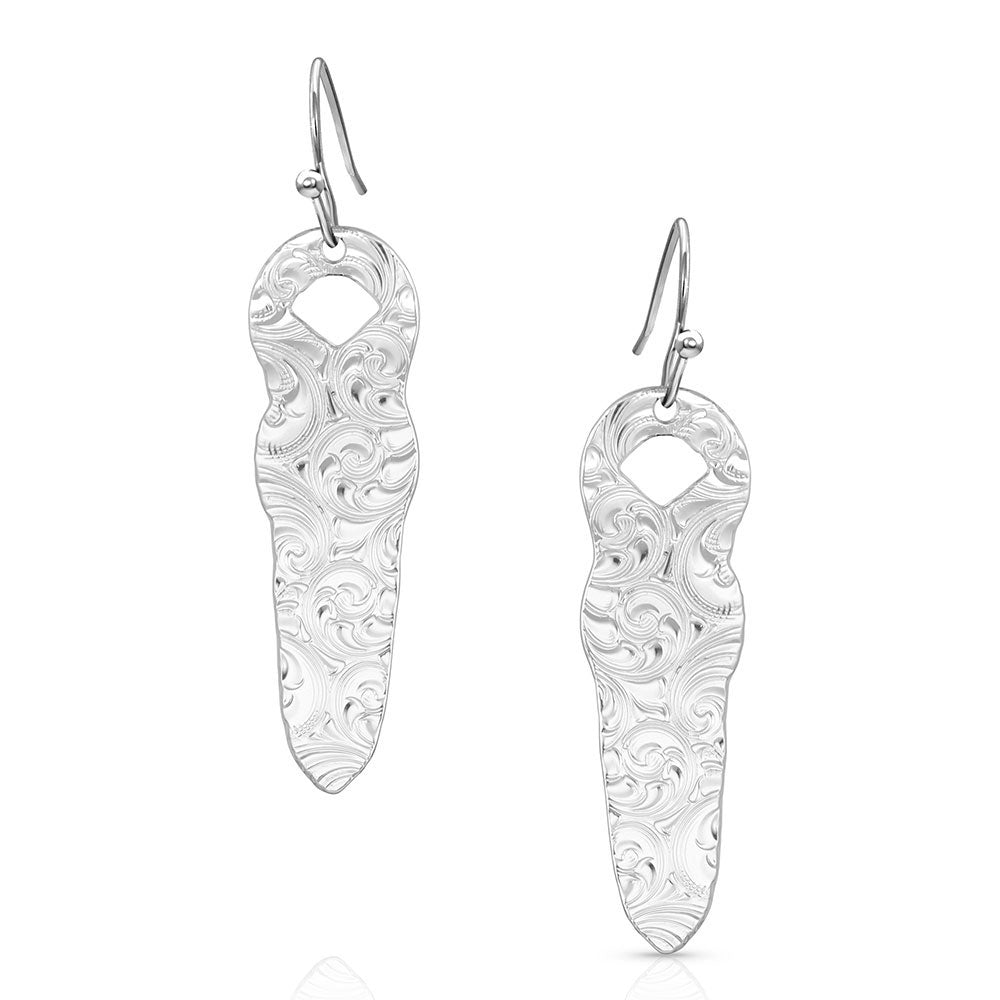 Montana Silversmiths Strength Within Feather Earrings - ER4839