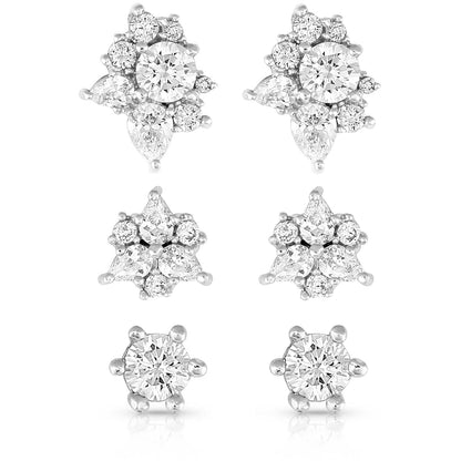 Montana Silversmiths Triple Play Earring Set - ER5324