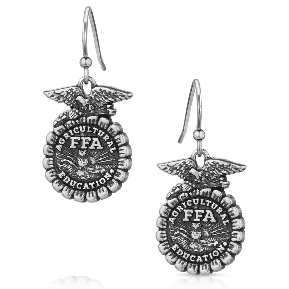 Montana Silversmiths FFA Emblem Earrings - ER5883