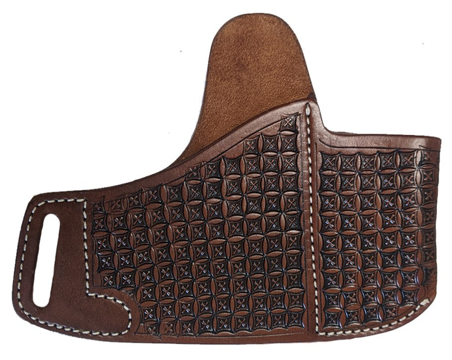 Leather Holster with Magazine Caddy GCOV-171A