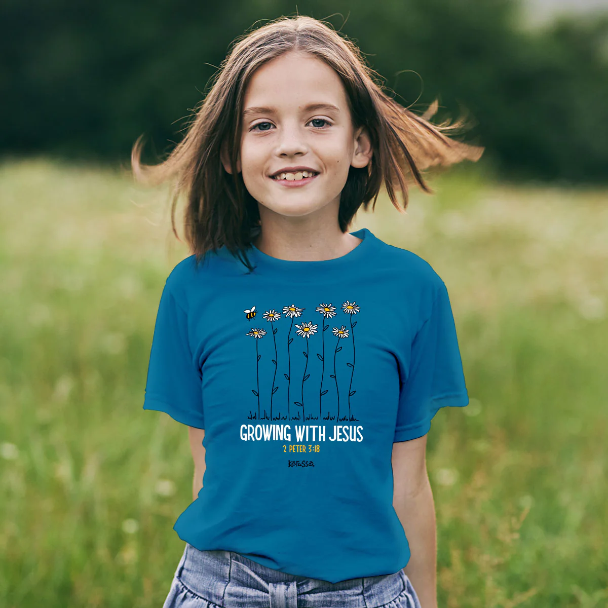 Kerusso Kidz Growing With Jesus Graphic Tee - KDZ4377