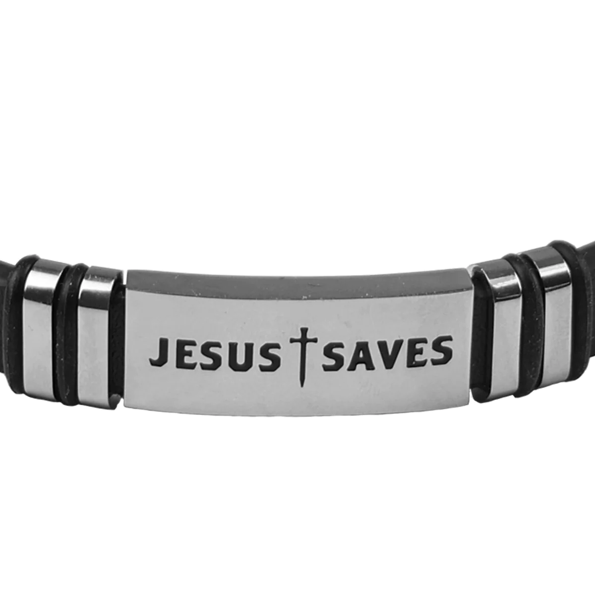 Kerusso Jesus Saves Mens Bracelet - KMBJ101