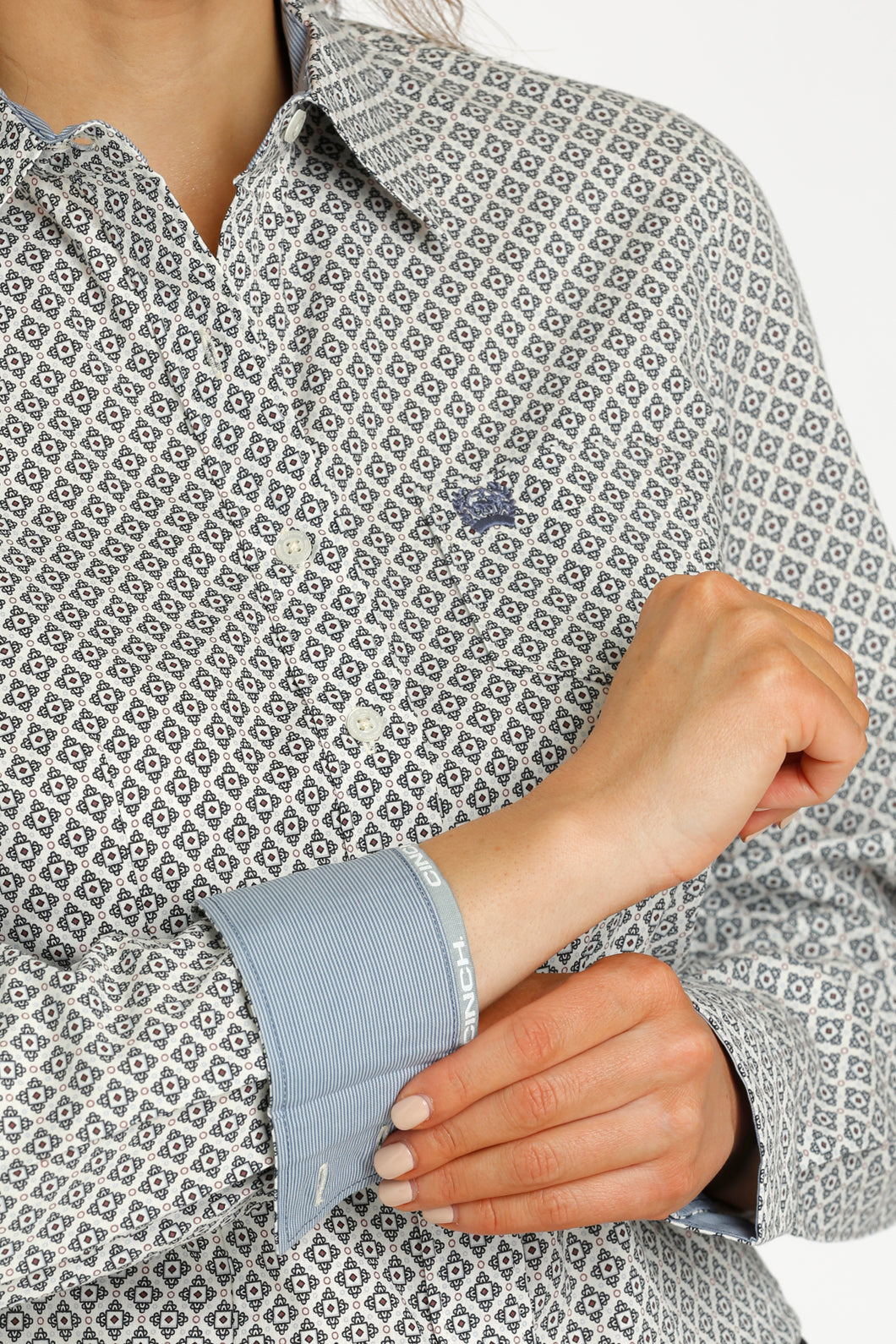 Cinch Button Up Ladies Shirt - MSW9164220