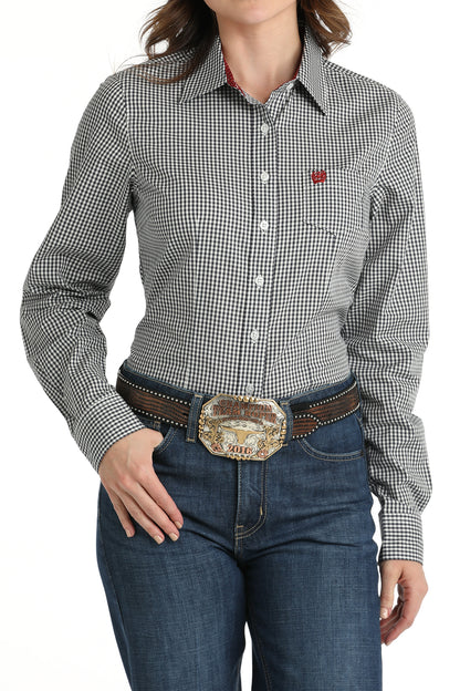 Cinch Button Up Ladies Shirt - MSW9164227