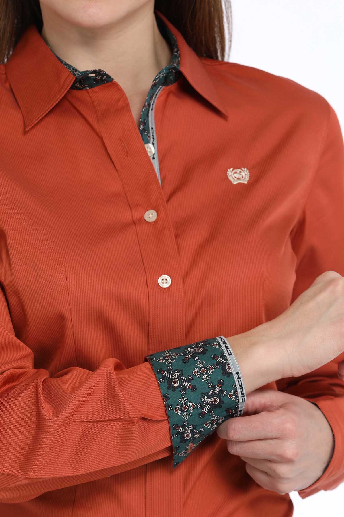 Cinch Button Up Ladies Shirt - MSW9165063