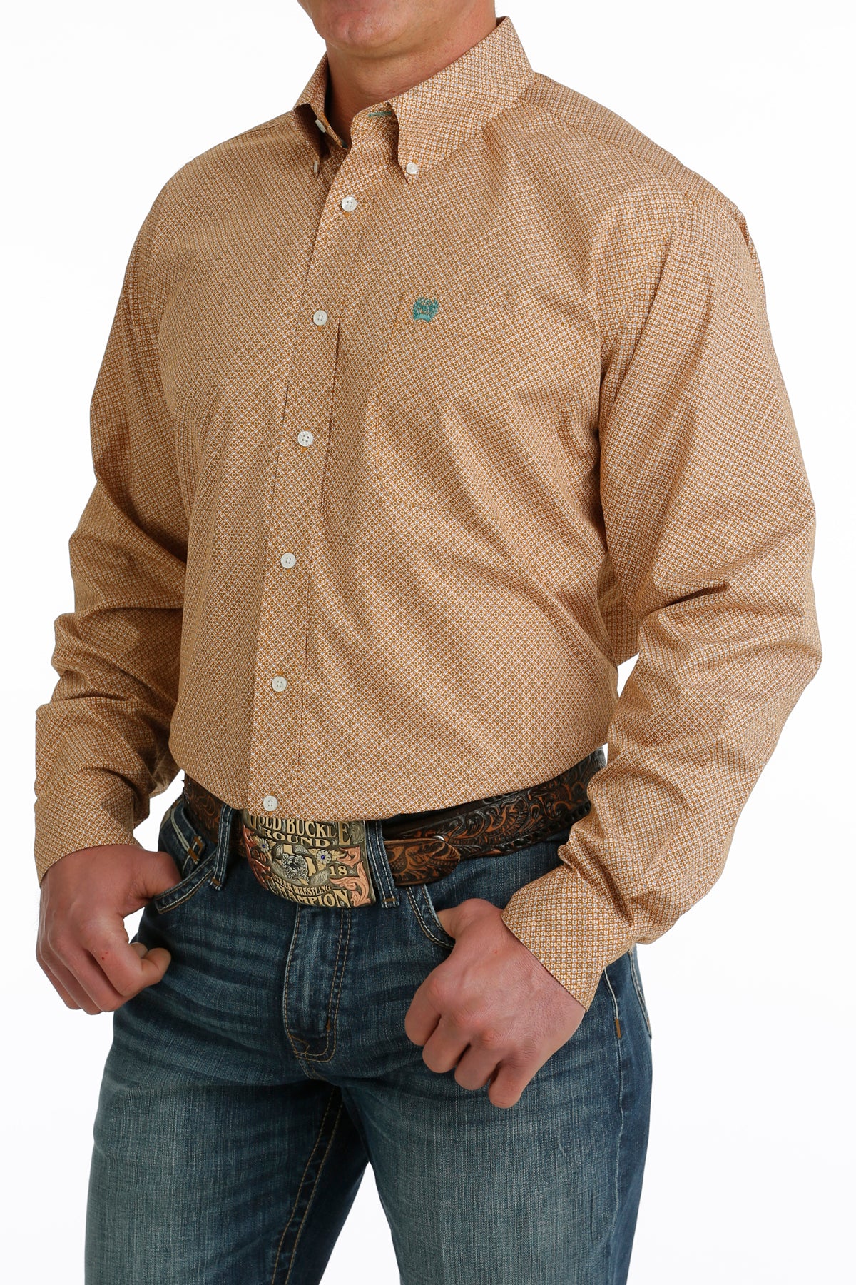 Cinch Button Down Shirt - MTW1105714