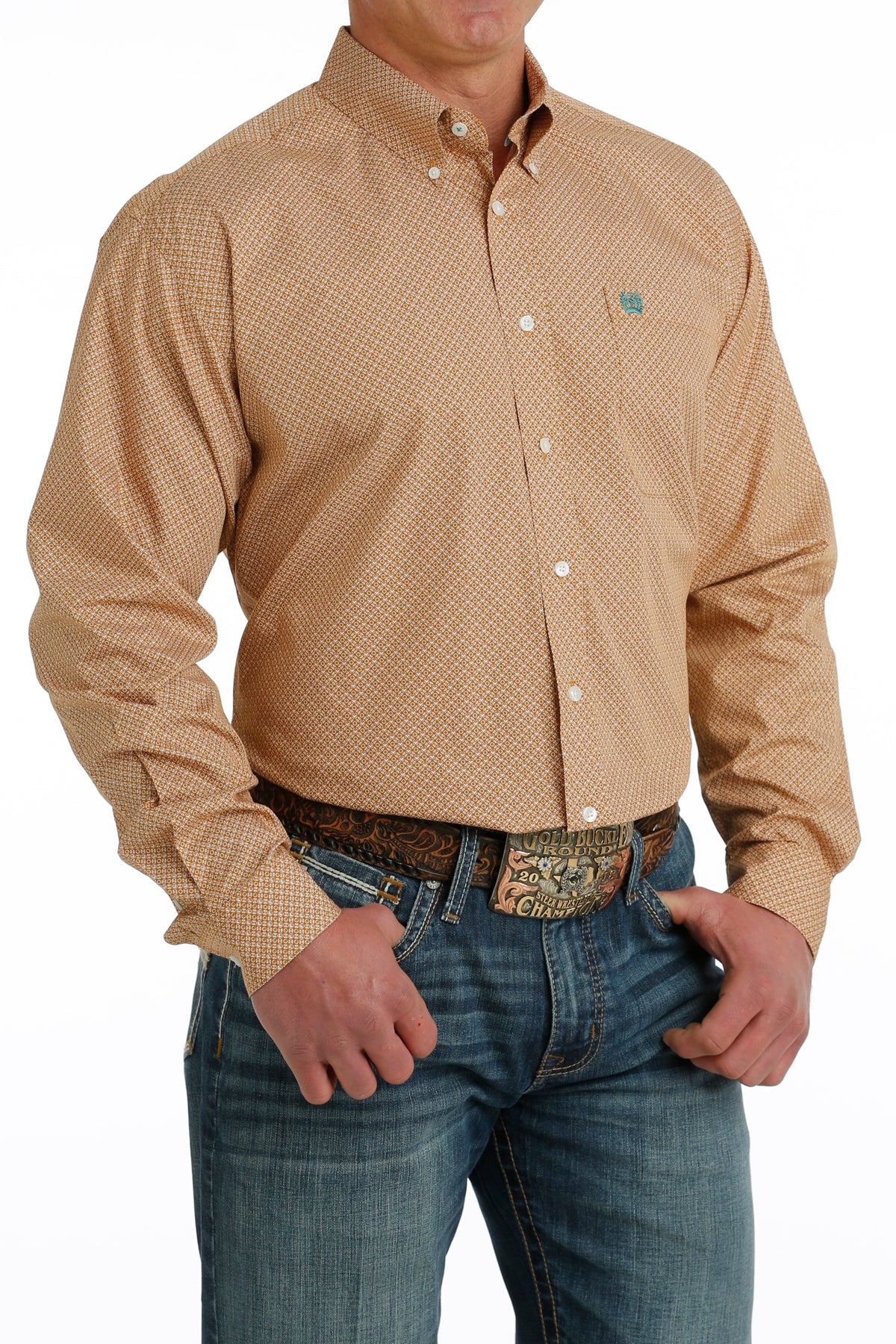 Cinch Button Down Shirt - MTW1105714