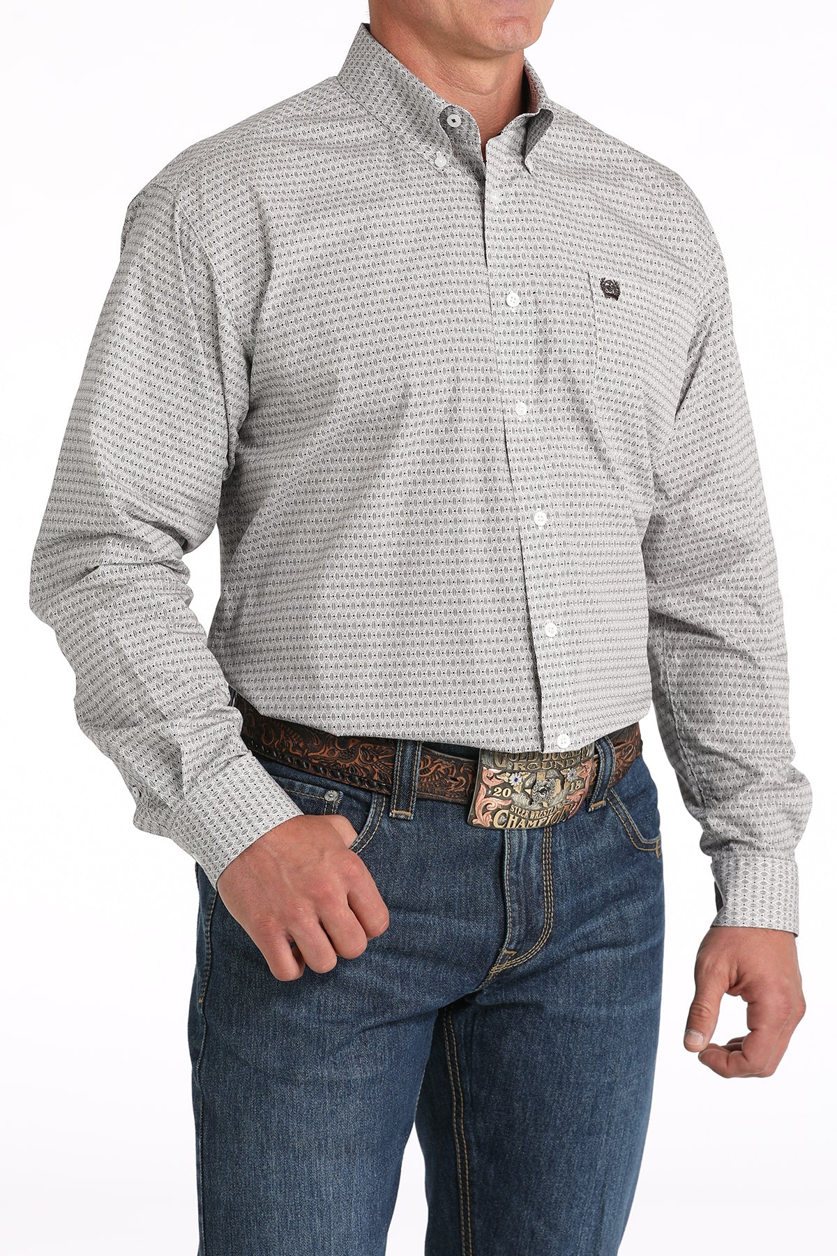 Cinch Button Down Shirt - MTW1105817