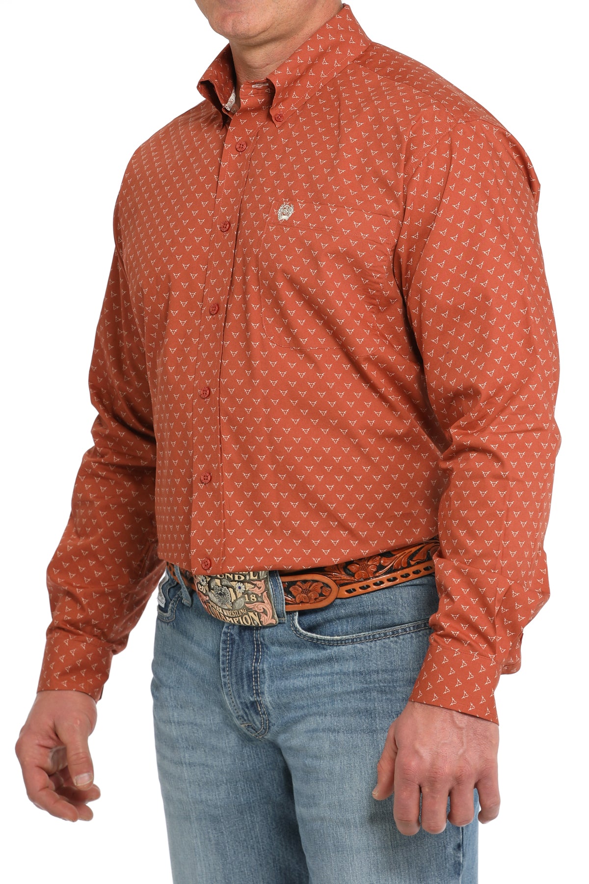 Cinch Button Down Shirt - MTW1105847