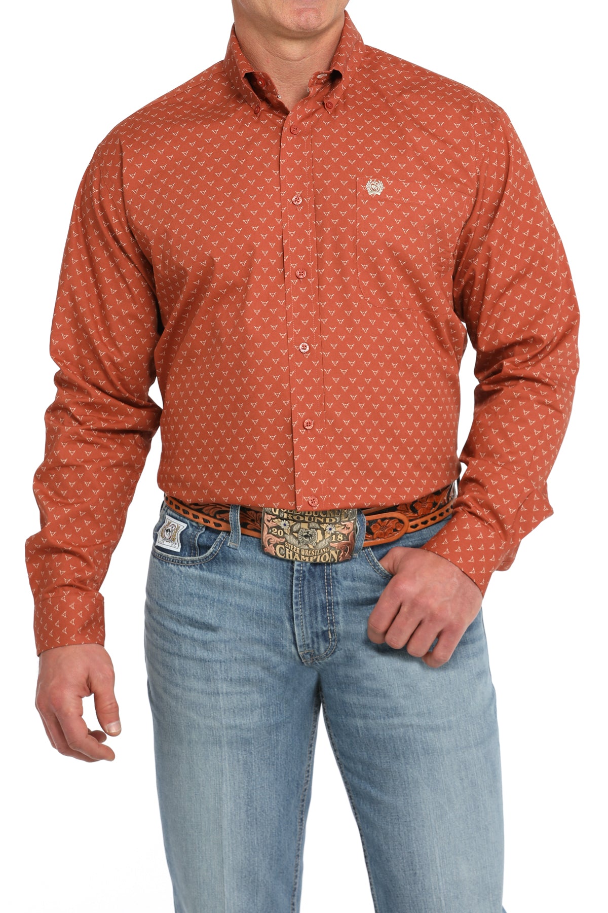 Cinch Button Down Shirt - MTW1105847