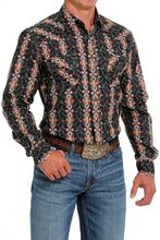 Load image into Gallery viewer, Cinch Geo Snap Modern Fit Shirt - MTW1301067
