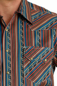 Cinch Retro Snap Modern Fit Shirt - MTW1301069