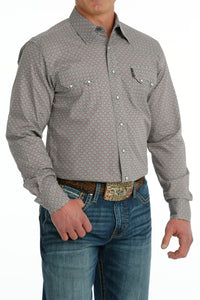 Cinch Geo Snap Modern Fit Shirt - MTW1301072