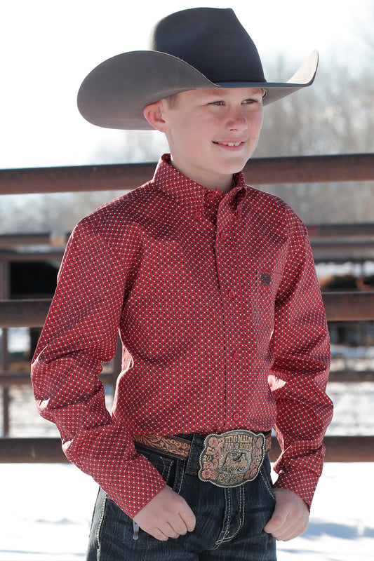 Cinch Boys Geo Shirt - MTW7060327