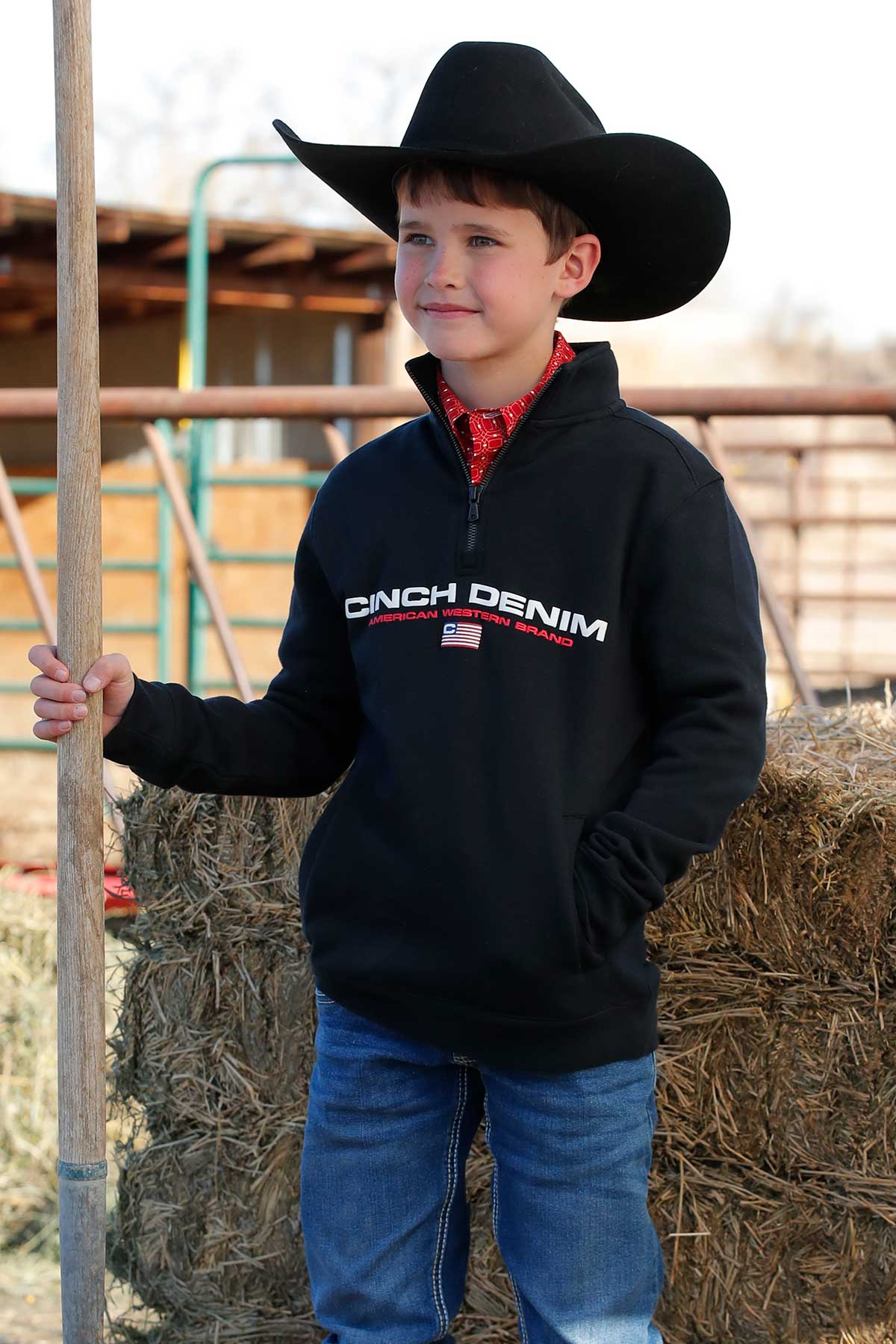 Cinch Boys Zip Pullover - MWK7991001