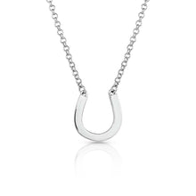 Load image into Gallery viewer, Montana Silversmiths Water&#39;s Luck Horseshoe Necklace - NC5256