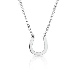 Montana Silversmiths Water's Luck Horseshoe Necklace - NC5256